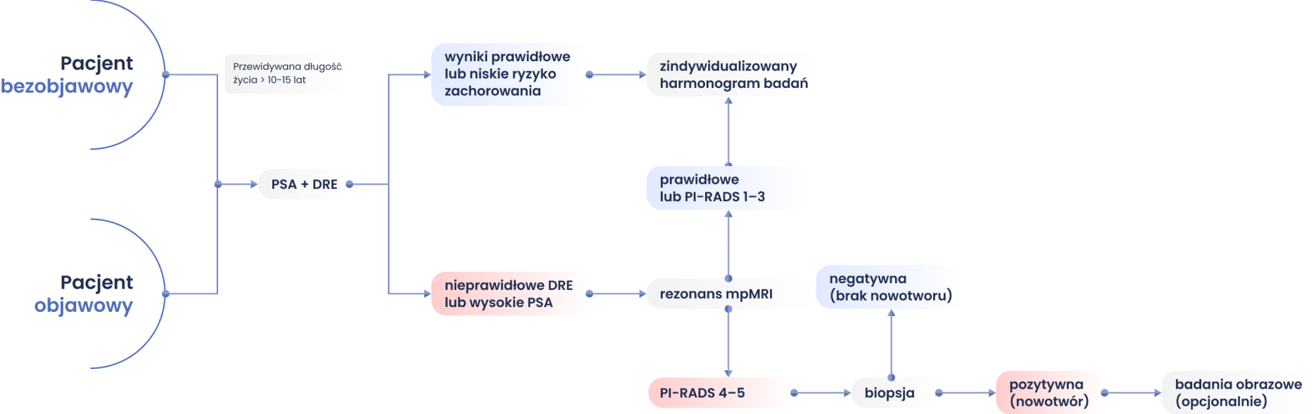 Ścieżka diagnostyczna w przypadku podejrzenia raka gruczołu krokowego